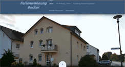 Desktop Screenshot of ferienwohnung-becker.com
