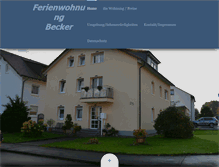 Tablet Screenshot of ferienwohnung-becker.com